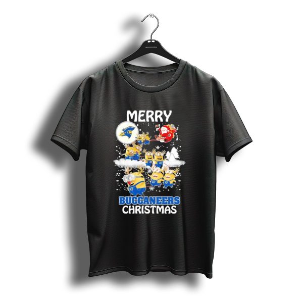 Merry Buccaneers Christmas Minions East Tennessee State Santa T Shirt t shirt 1