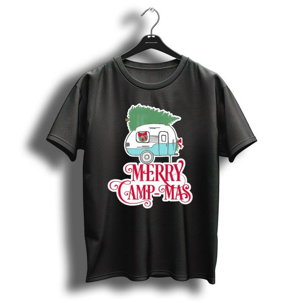Merry Camp Mas Christmas Vintage Camper T Shirt 1 t shirt 1