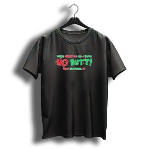Merry Christmas And A Happy Ho Butt From Shamokin Pa Christmas Lights T Shirt