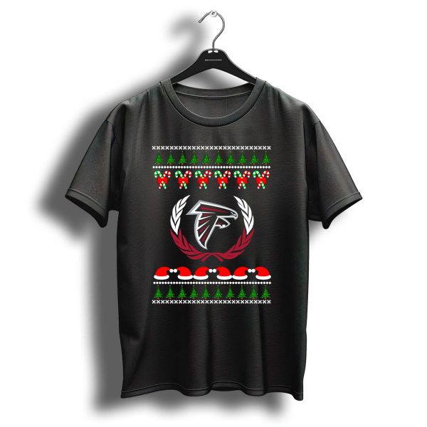 Merry Christmas Atlanta Falcons Ugly Football Team Love T Shirt 1 t shirt 1