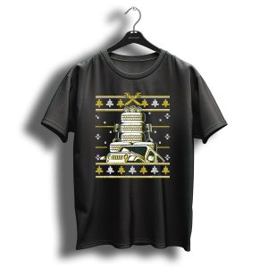 Merry Christmas Car Mechanic Repair Tire Tree Pistons Jeep Wrench T Shirt