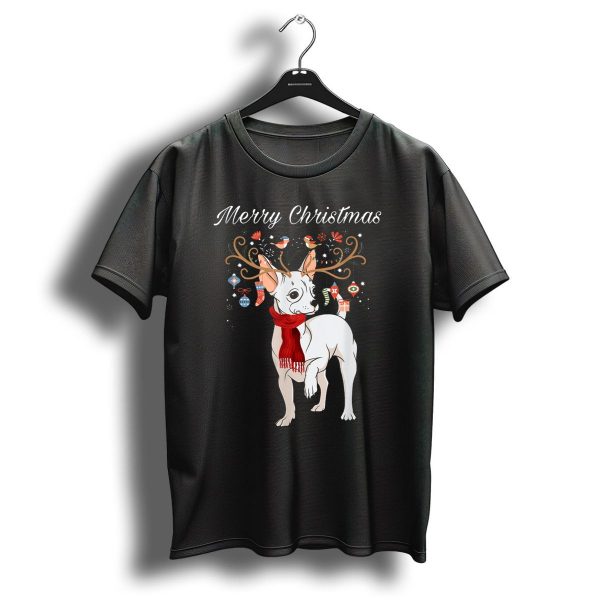 Merry Christmas Chihuahua Dog Xmas Holiday Reindeer Antlers Decor T Shirt 1 t shirt 1