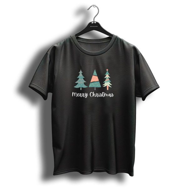 Merry Christmas Cute Trees Holiday T Shirt 1 t shirt 1
