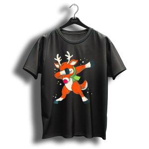 Merry Christmas Dabbing Reindeer Dab Dance T Shirt