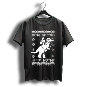 Merry Christmas From Hoth Vintage Movie T-Shirt