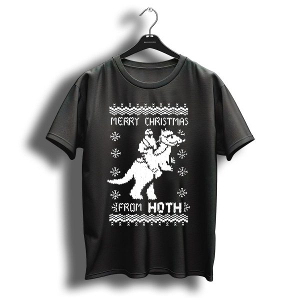 Merry Christmas From Hoth Vintage Movie T Shirt 1 t shirt 1