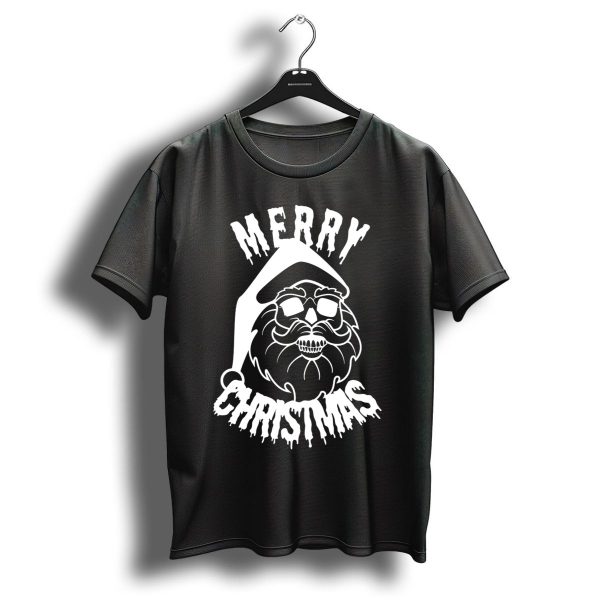 Merry Christmas Horror Skull Santa T Shirt 1 t shirt 1