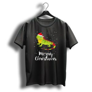 Merry Christmas Iguana Funny Family Matching Group T-Shirt