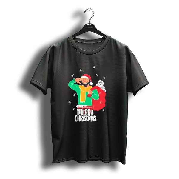 Merry Christmas Jb Gill Santa Holiday Collection T Shirt t shirt 1