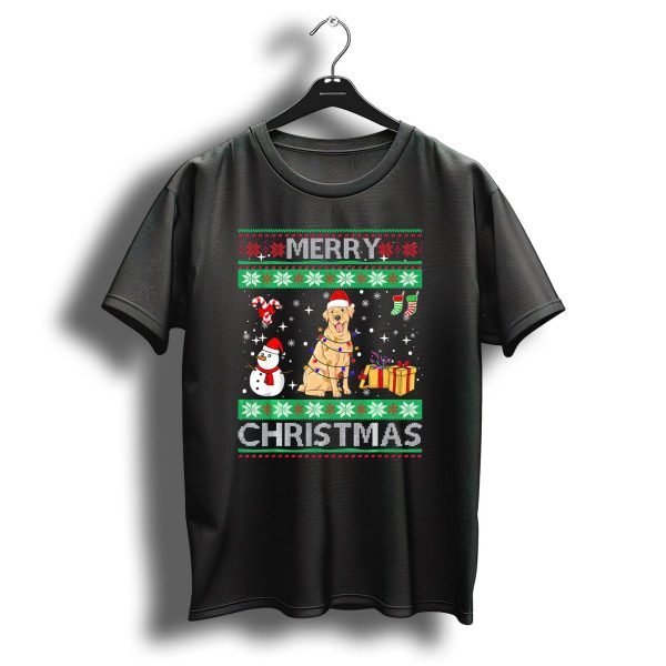 Merry Christmas Labrador Retriever Dog Owner Ugly Holiday T Shirt 1 t shirt 1