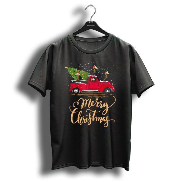 Merry Christmas Puffin Drive Christmas Tree Truck T Shirt 1 t shirt 1