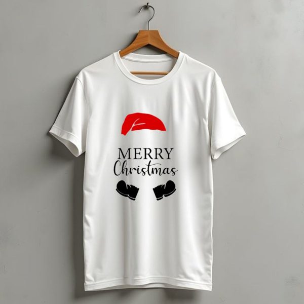 Merry Christmas Santa Hat And Boots Svg T Shirt 1 t shirt 1