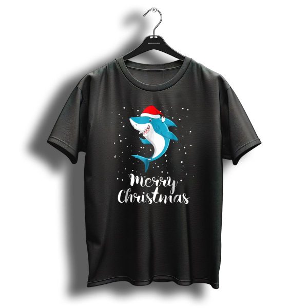 Merry Christmas Shark Funny Christmas Matching Family Group T Shirt 1 t shirt 1