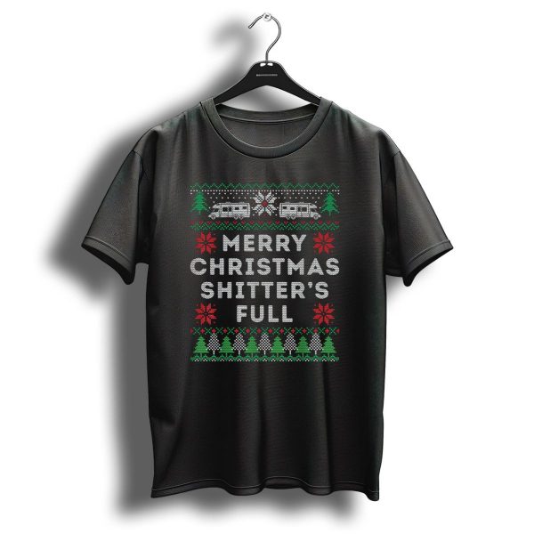 Merry Christmas Shitters Full Funny Ugly Christmas T Shirt 1 t shirt 1