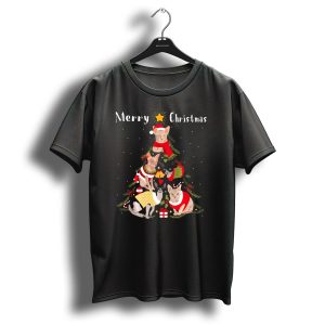 Merry Christmas Sphynx Cat Tree Xmas Cat Lover T-Shirt