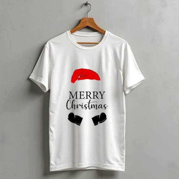 Merry Christmas Svg Santa Hat And Boots Softstyle V Neck T Shirt 1 t shirt 1