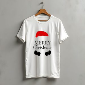 Merry Christmas Svg Santa Hat And Boots Softstyle V Neck T-Shirt