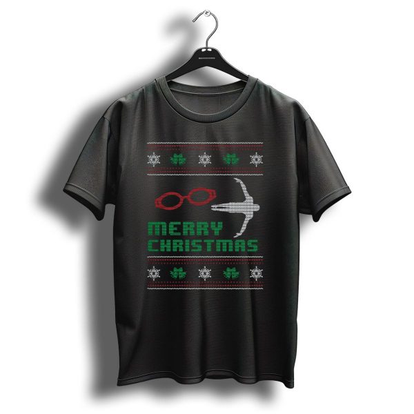 Merry Christmas Swimming Goggles Funny Ugly T Shirt 1 t shirt 1