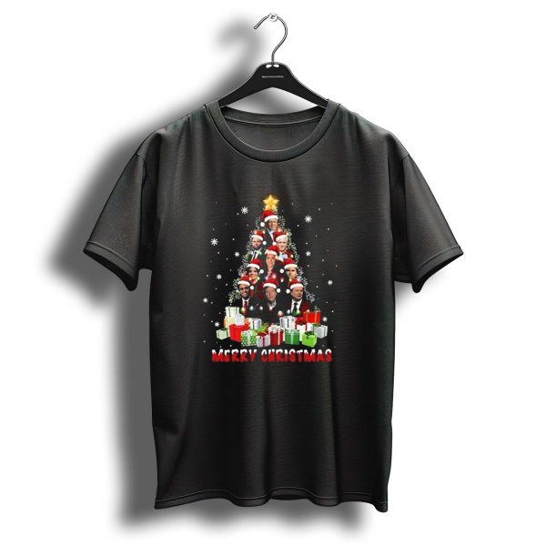Merry Christmas Tree Trump Supporter ILl Be Home For Christmas Republican T Shirt 1 t shirt 1
