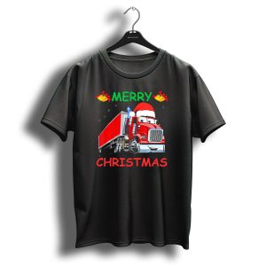 Merry Christmas Truck Driver Santa Uglytruc T Shirt