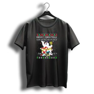 Merry Christmas Ugly Movie Cartoon Frosty The Snowman T-Shirt