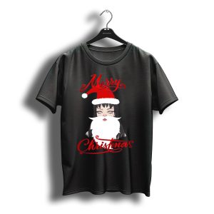 Merry Christmas Uzumaki Kirie Goshima Manga Santa Hat And Beard T-Shirt