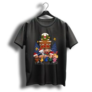 Merry Christmas With Friends Snoopy The Peanuts Movie Holiday T-Shirt