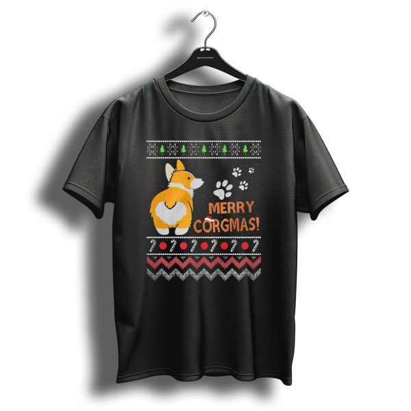 Merry Corgmas Funny Dog Christmas T Shirt 1 t shirt 1