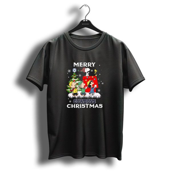 Merry Cowboys Christmas Dallas Cowboys Snoopy Peanuts T Shirt 1 t shirt 1