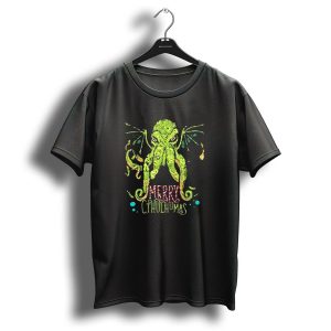 Merry Cthulhumas Christmas Cthulhu Holiday Lovecraft T-Shirt
