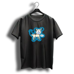 Merry Dogmas Merry Christmask Bork Dog Wearing Mask T-Shirt
