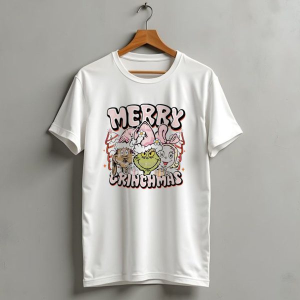 Merry Grinchmas Max Cindy Lou Who Christmas Festive Characters Holiday T Shirt 1 t shirt 1