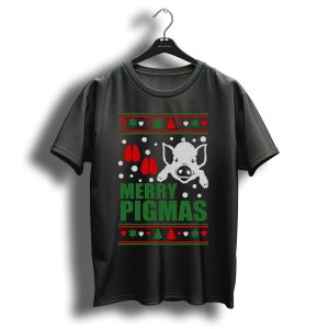 Merry Pigmas Pig Lover Christmas T-Shirt