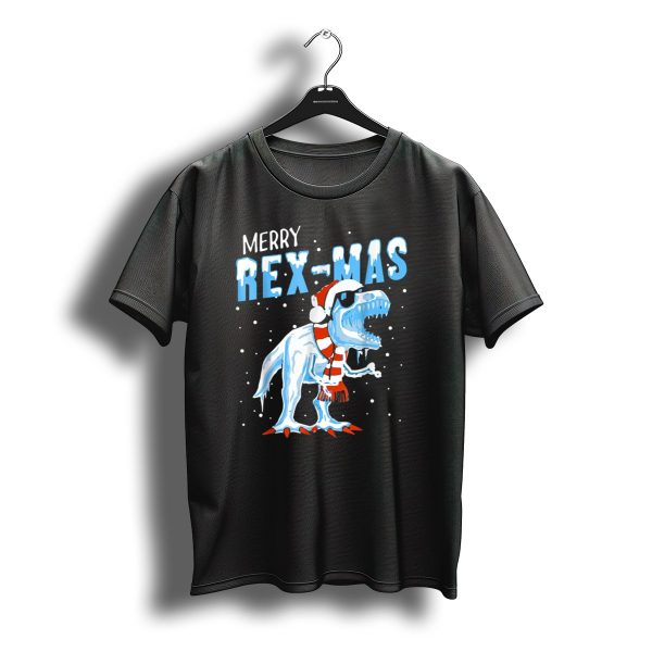 Merry Rexmas Santa Dinosaur Christmas T Shirt t shirt 1