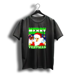 Merry Yeatmas Yeat Rapper Christmas Santa Claus Holiday T-Shirt