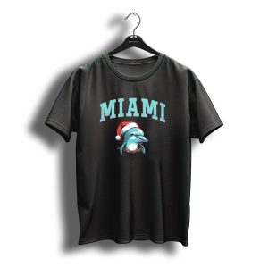 Miami Dolphins Santa Christmas Miami T-Shirt