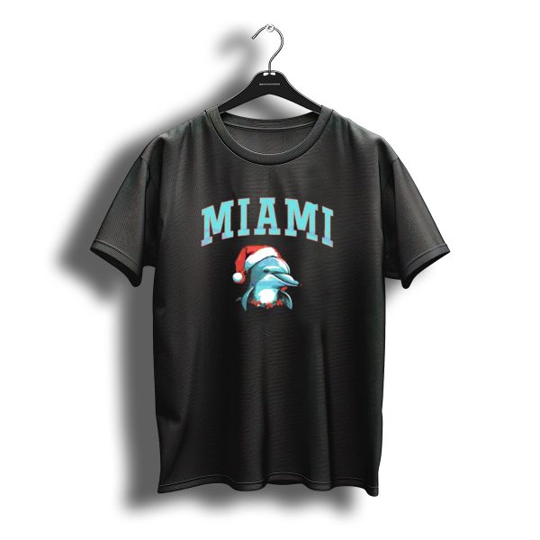Miami Dolphins Santa Christmas Miami T Shirt t shirt 1