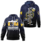 Michigan Wolverines 2024 National Champions All Over Print Hoodie
