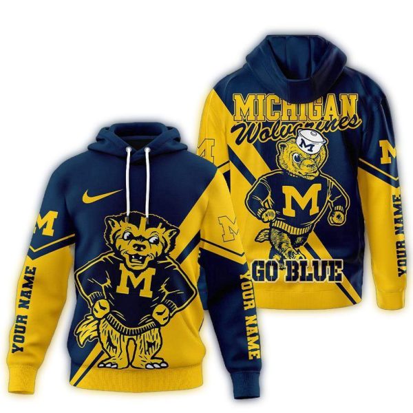 Michigan Wolverines 2025 NCAA Duo Color Personalized Hoodie 1