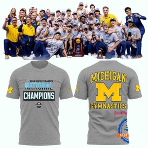 Michigan Wolverines 2025 Ncaa Mens Gymnatics Are National Champions Funny All Over Print T Shirt
