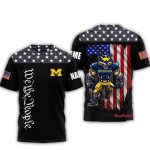 Michigan Wolverines 2025 Ncaa We The People All Over Print T Shirt