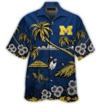 Michigan Wolverines Beach Tropical Hawaiian Shirt