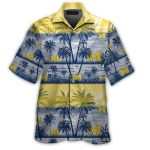 Michigan Wolverines Coconut Beach Vintage Tropical Hawaiian Shirt