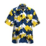 Michigan Wolverines Coconut And Clound Tropical Hawaiian Shirt