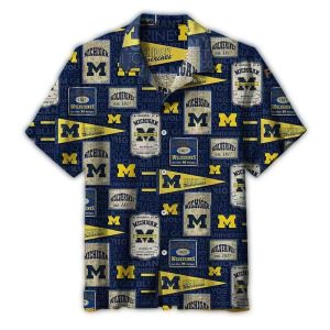 Michigan Wolverines College Football Fans Hawaiian Shirt