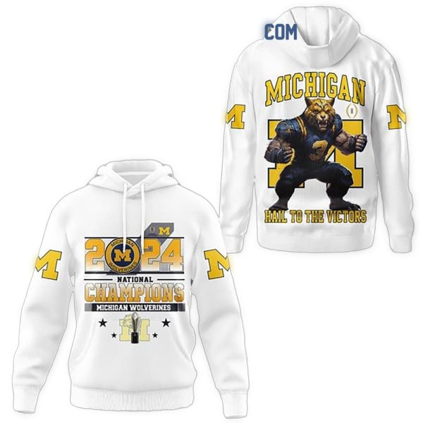 Michigan Wolverines Fan The Victors AOP Hoodie 1