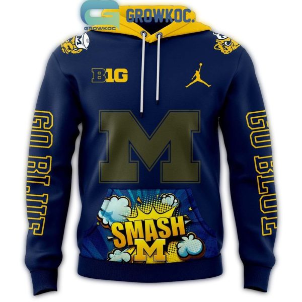 Michigan-Wolverines-Go-BlueTime-To-Smash-2024-AOP-Hoodie-1 Michigan Wolverines Go BlueTime To Smash 2024 AOP Hoodie 1