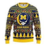 Michigan Wolverines Grateful Dead Ugly Sweater