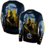 Michigan Wolverines Halloween Vibes All Over Print Sweatshirt