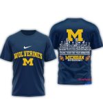 Michigan Wolverines Legends Of The Game All Over Print T Shirt